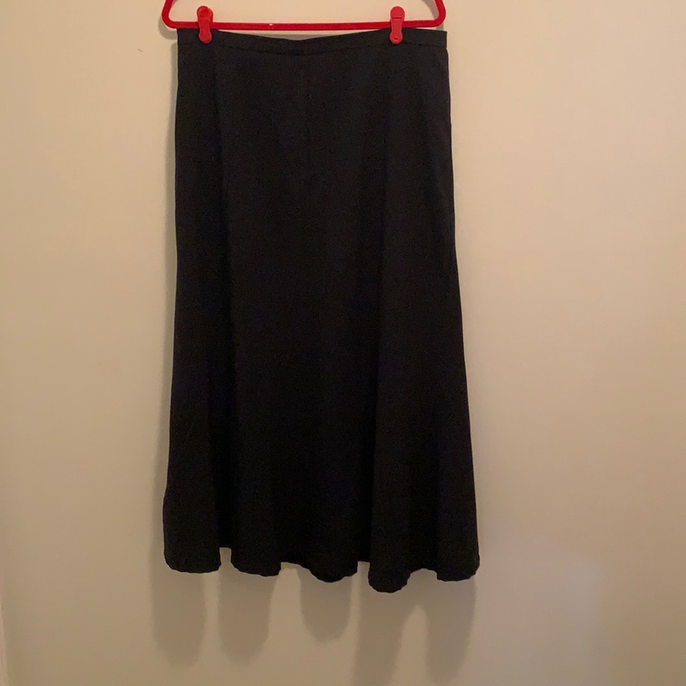 Long Navy Blue Skirt